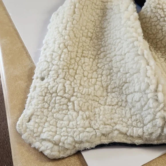 Mens Vintage Nelson '70's  Denim/Sherpa Vest - Size Large - Picture 10 of 11